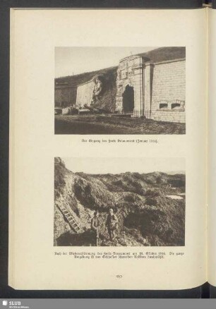 Der Eingang des Forts Douaumont (Januar 1916)