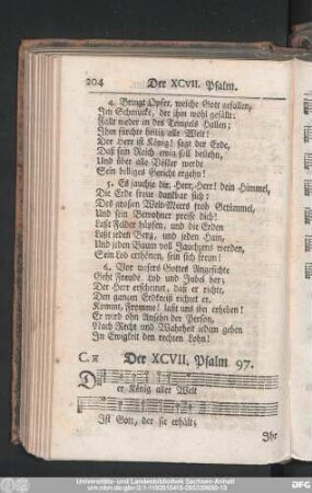 Der XCVII. Psalm. 97.