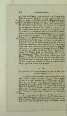 Deutschland vom siebenjaehrigen Kriege bis zur franzoesischen Revolution