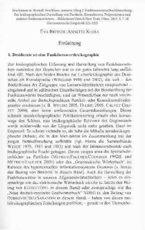 Einleitung