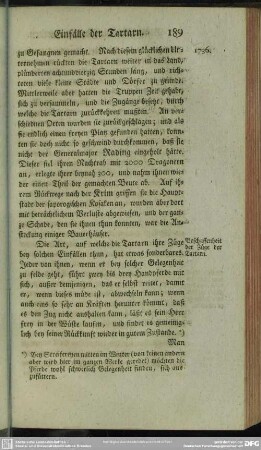 Beschaffenh. der Züge der Tartarn