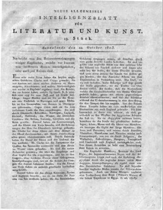 1803-10-22 : 19. Stück