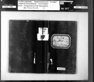 Kriegsstammrolle des Ersatz-Pferdedepots 1/XIII