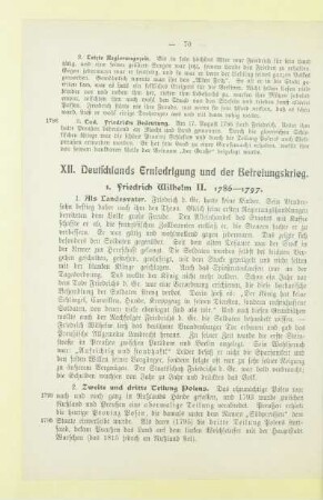 XII. Deutschlands Erniedrigung und der Befreiungskrieg