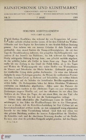 Berliner Ausstellungen