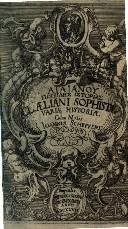 Variae historiae : Cum notis