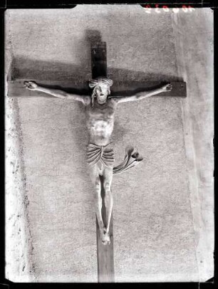 Klosterkirche; Kruzifix von Syrlin vor der Restaurierung