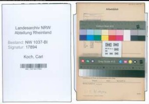 Entnazifizierung Carl Koch , geb. 01.04.1894 (Architekt)