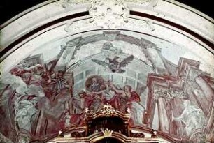 Engel mit Stifterbild (?)