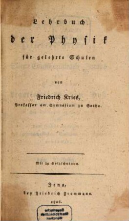 Lehrbuch der Physik