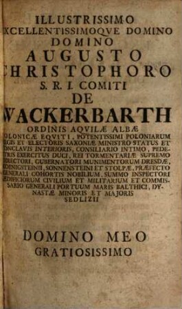 Instrumenta Meteorognosiae Inservientia [Sp.1:] I. Thermoscopia, II. Baroscopia, III. Hygroscopium, [Sp. 2:] IV. Anemometrum, V. Plagoscopium, VI. Hyetometrum : Qvorum Constructio In Plurimis Correcta Et Accuratior adornanda Defectus Corrigibiles Et Incorrigibiles Situs Commodus Atqve Usus succinte traduntur Accedunt Hyetostathmica Dvo Et Exatmoscopium Noviter Inventa Nec Non Meditationes De Mensura Qvadam Universali Eruditis Propria