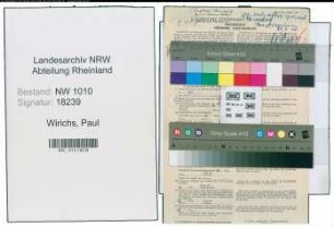 Entnazifizierung Paul Wirichs , geb. 09.02.1898 (Brauereibesitzer)