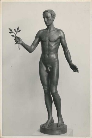 Jüngling mit Lorbeerzweig;