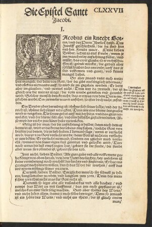 Die Epistel Sanct Jacobi.