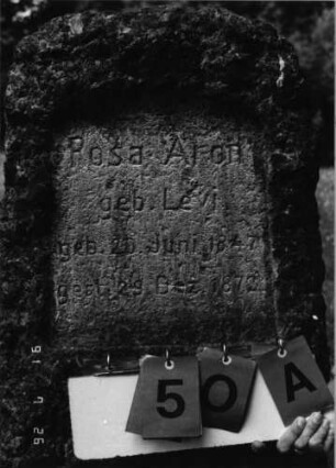 Grabstein 50 [Hahn S. 53 ]: Grabstein 50A [Hahn S. 53 ]