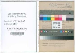 Entnazifizierung Eduard Kempf-Harte , geb. 02.10.1891 (Angestellter)
