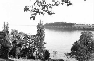 Mainau, Insel Mainau: Blick von der Insel nach Allmannsdorf