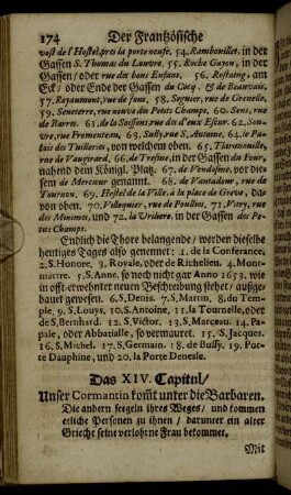 Das XIV. Capitul.