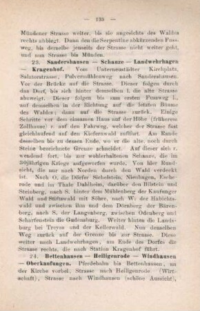 24. Bettenhausen - Heiligenrode - Windhausen - Oberkaufungen.