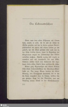 Der Lokomotivführer