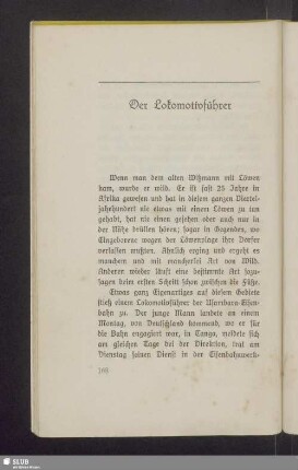 Der Lokomotivführer