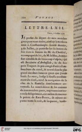 Lettre LXII