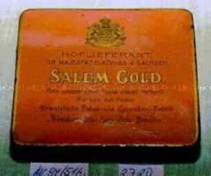 Blechdose für 20 Stück Zigaretten "SALEM GOLD. (Cigaretten-Fabrik Yenidze)"