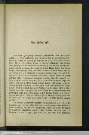 Der Telegraph