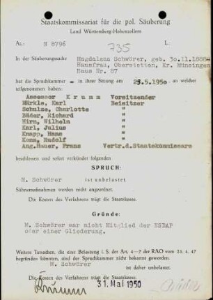 Schwörer, Magdalena
