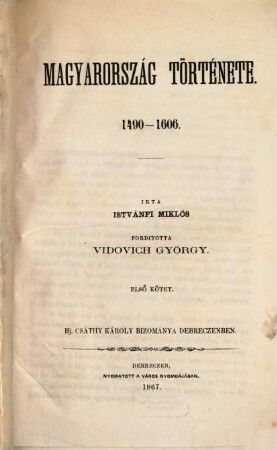 Magyarország Története 1490 - 1606, 1