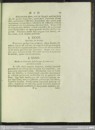 §. XXXIII. Speciatim de feminis