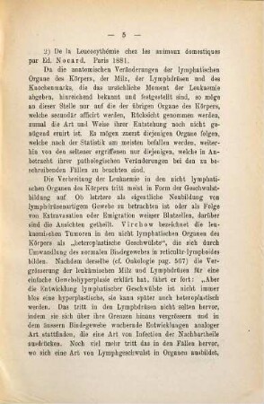 Zur Kenntniss der lienalen Leukaemie : Inaug.-Diss. d. U. München
