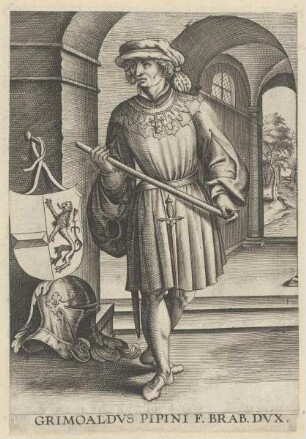 Bildnis des Grimoaldus, Herzog von Brabant