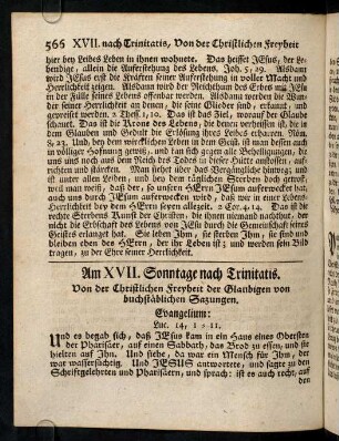 566-576, Am XVII. Sonntage nach Trinitatis