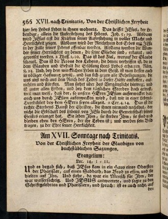566-576, Am XVII. Sonntage nach Trinitatis