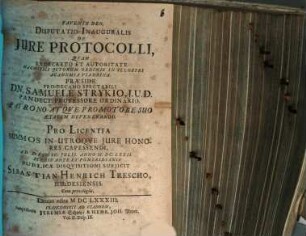 De iure protocolli