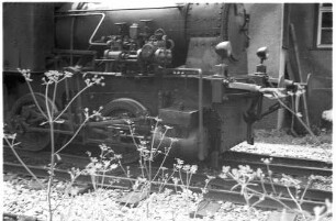 Laucherthal, Lok "Rosa", mit Wasserspeisepumpe