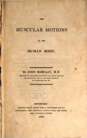 The muscular motions of the human body