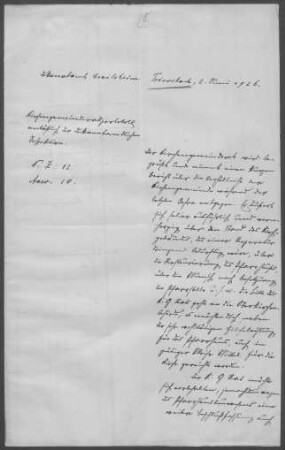 Triensbach-Lobenhausen: Inspektion 1926