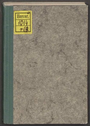 Das glücklichste Jahrhundert bayerischer Geschichte : 1806 - 1906