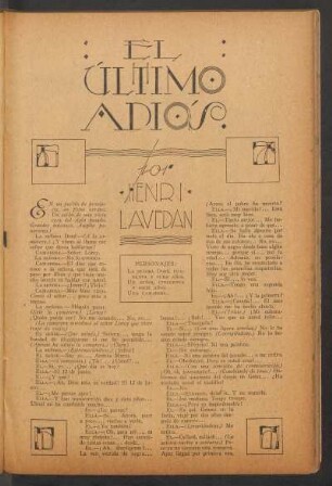 El último adiós : Dibujos de Lerma