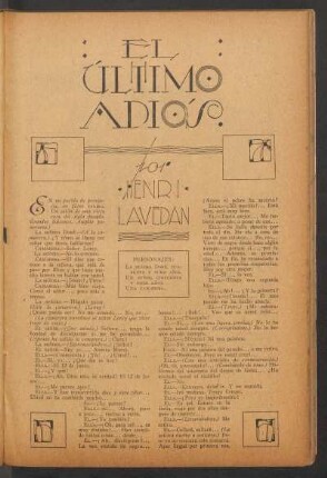 El último adiós : Dibujos de Lerma