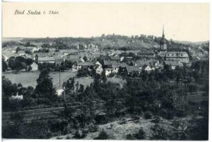 Bad Sulza. Blick auf Bad Sulza
