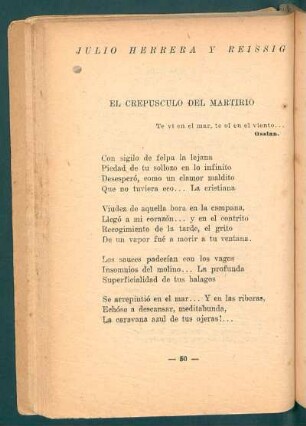 El crepúsculo del martirio