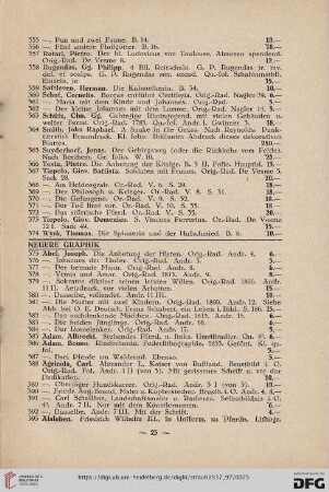 Neuere Graphik (Nr. 375-472)