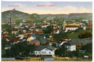 Warnsdorf. Blick auf Warnsdorf