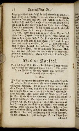 Das 21 Capitel. - Das 30 Capitel.