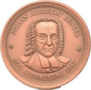 Medaille von Victor Huster auf 175-jährige Jubiläum der Deutschen Bibelgesellschaft