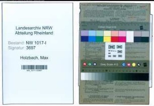 Entnazifizierung Max Holzbach , geb. 20.12.1898 (Schlosser)