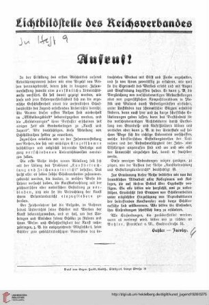 Lichbildstelle des Reichsverbandes